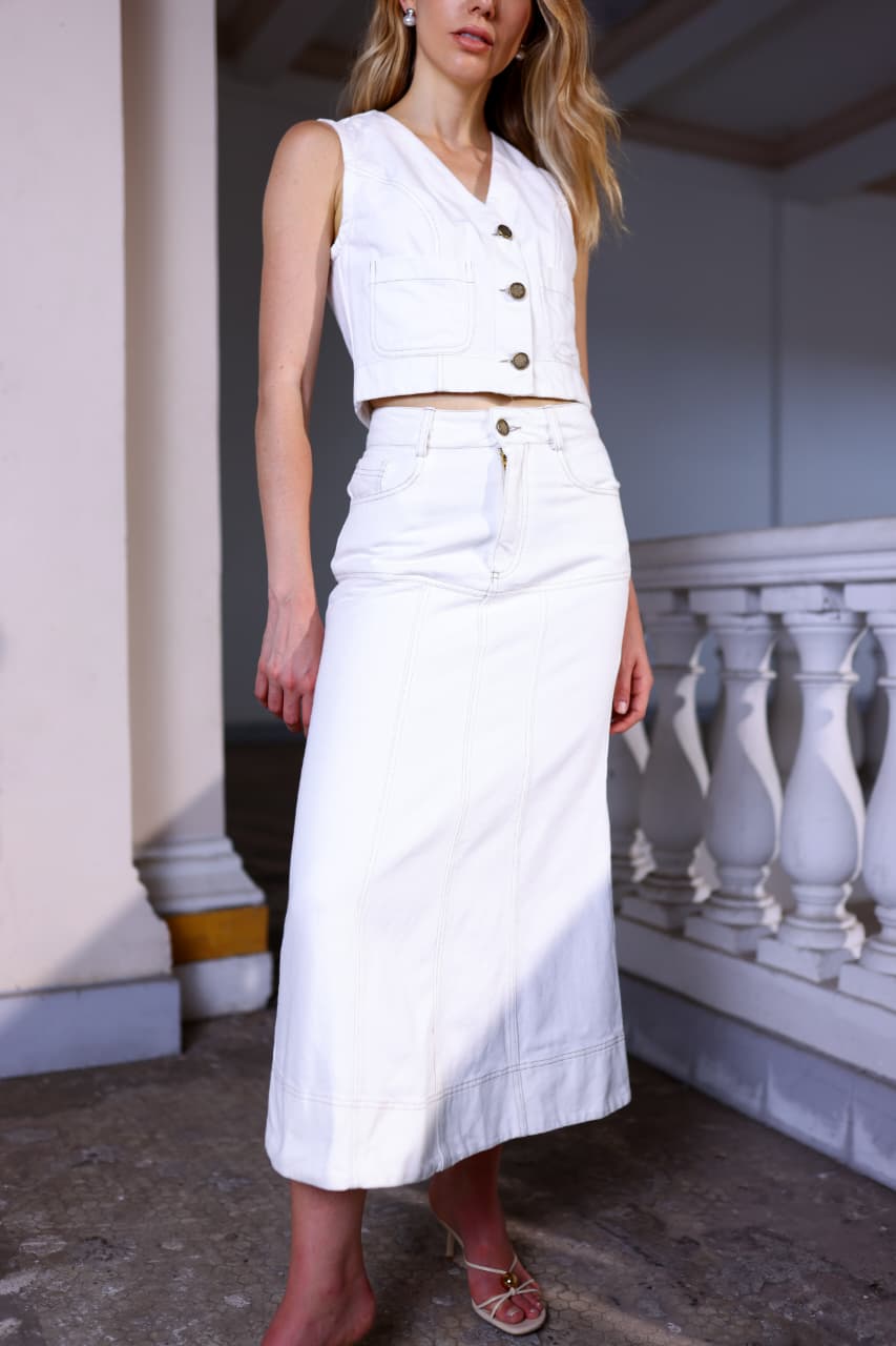 FALDA KIARA IVORY