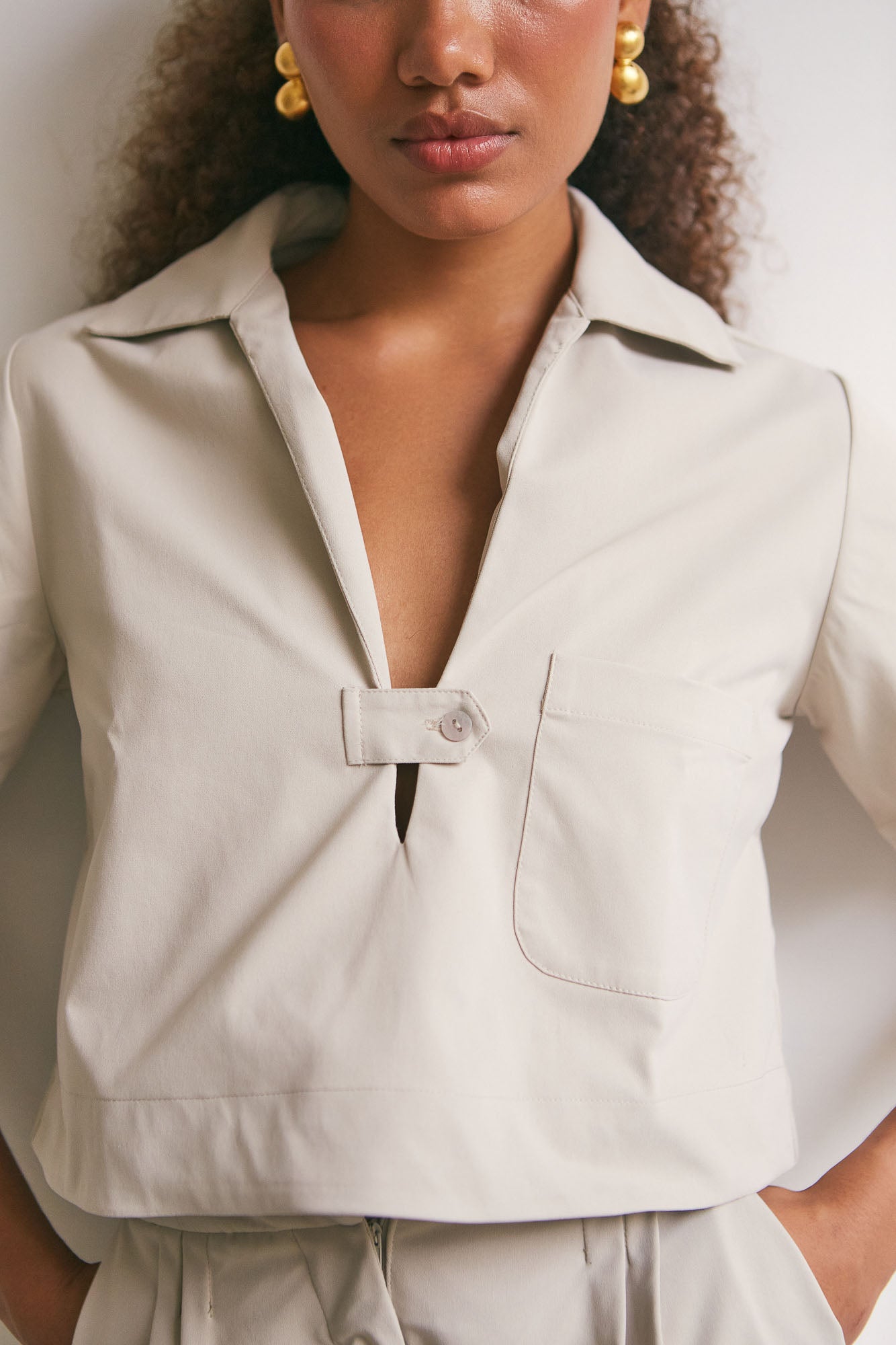 Blusa Costera Ivory