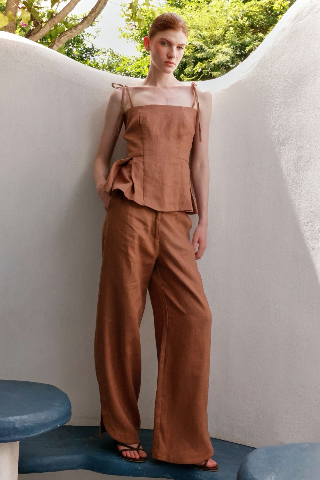 PANTALON CATA MARRON
