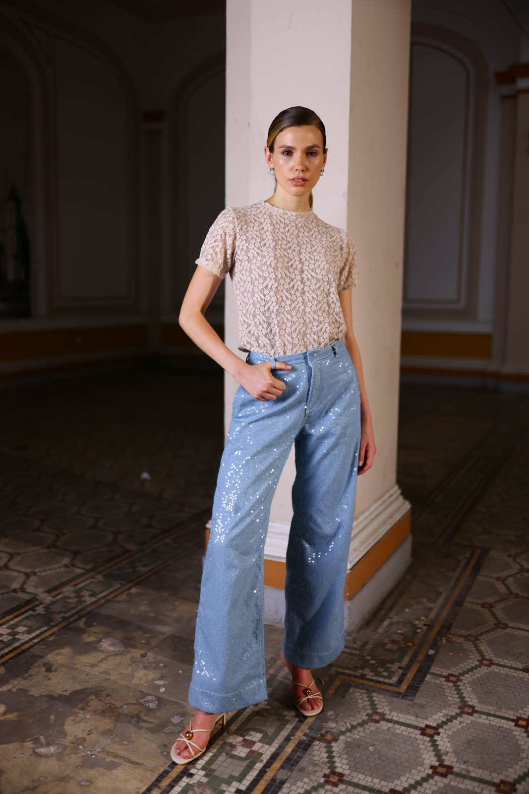 TOP NUBE BEIGE