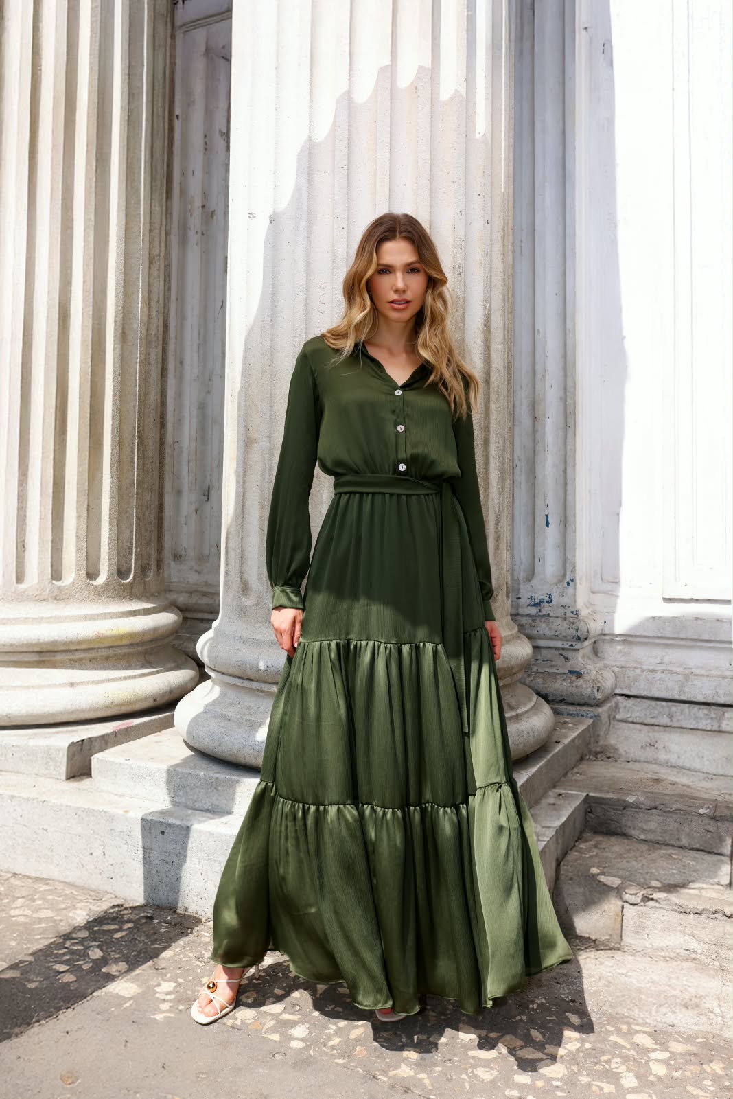 VESTIDO  ESPERANZA VERDE