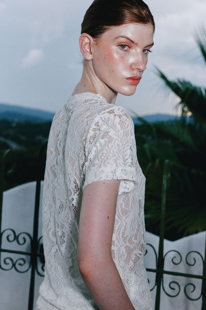 BLUSA NUBE BLANCA CON MANGAS