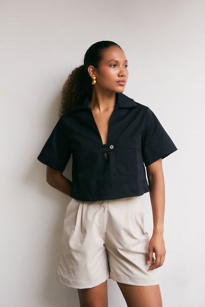 Blusa Costera Negro