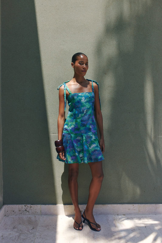 VESTIDO FLOR ESTAMPADO