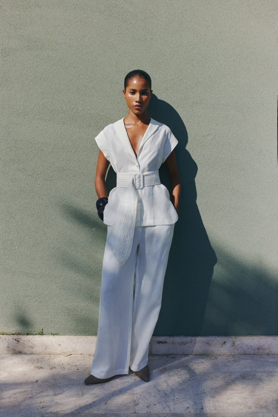 PANTALON ALMA IVORY