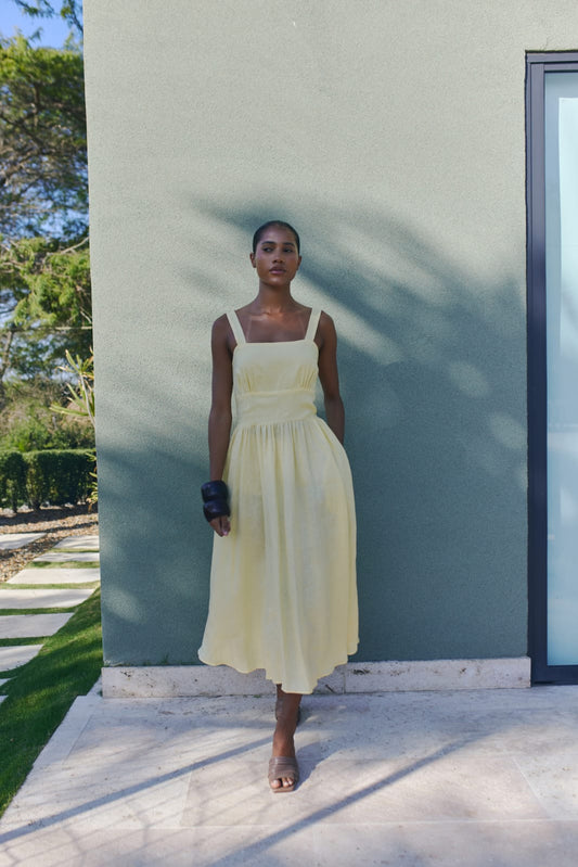 VESTIDO SERENO AMARILLO