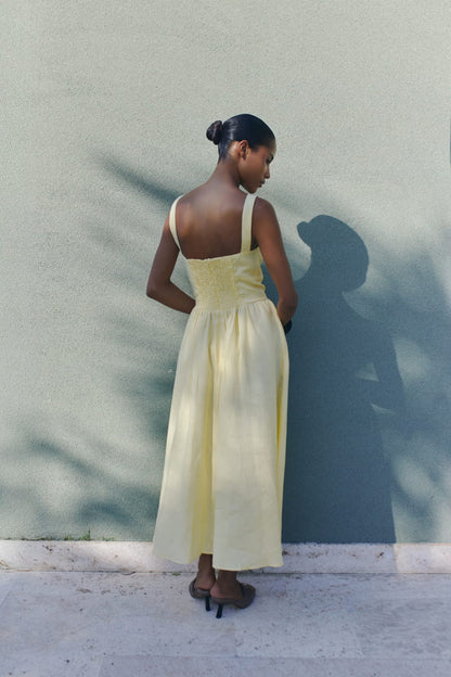 VESTIDO SERENO AMARILLO